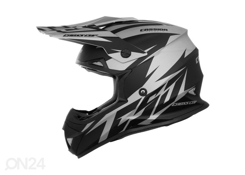 Motokrossi kiiver Cassida Cross Cup Two suurendatud