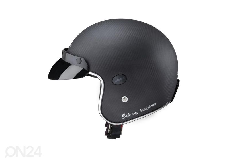 Motorolleri kiiver W-TEC Vacabro SWBH Matt Carbon Pure suurendatud