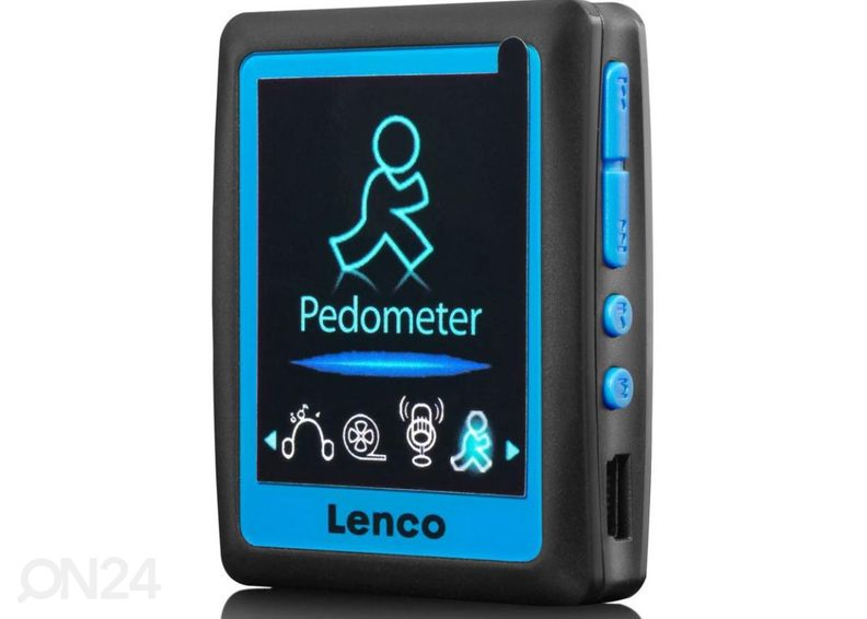 MP4 mängija sammulugejaga Lenco PODO152, sinine suurendatud