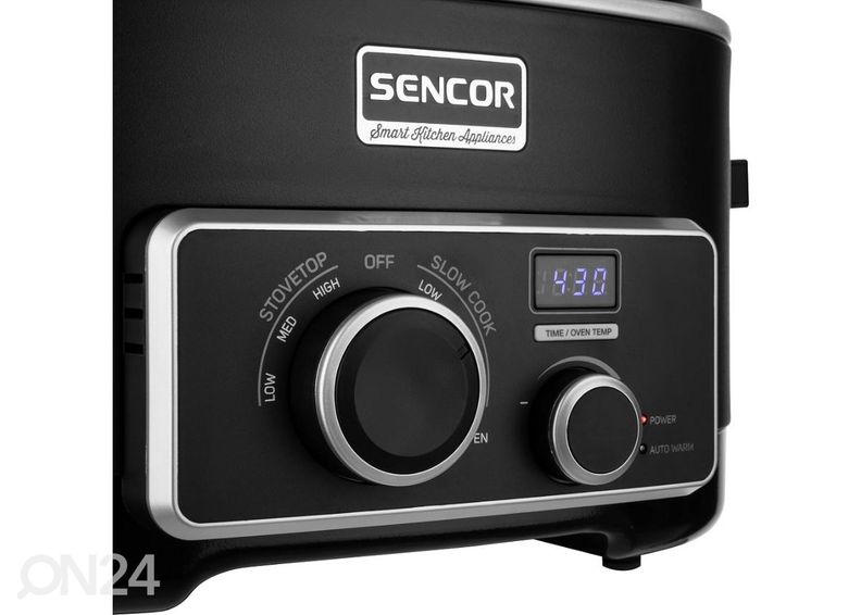 Multi- ja aeglane keetja Sencor SPR6100BK, must suurendatud