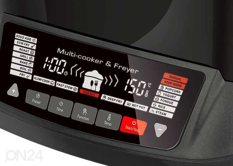 Multifunktsionaalne fritüür Sencor SFR9300BK suurendatud