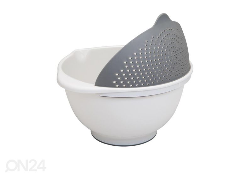 Multifunktsionaalne kauss eemaldatava sõelaga Drainbowl suurendatud