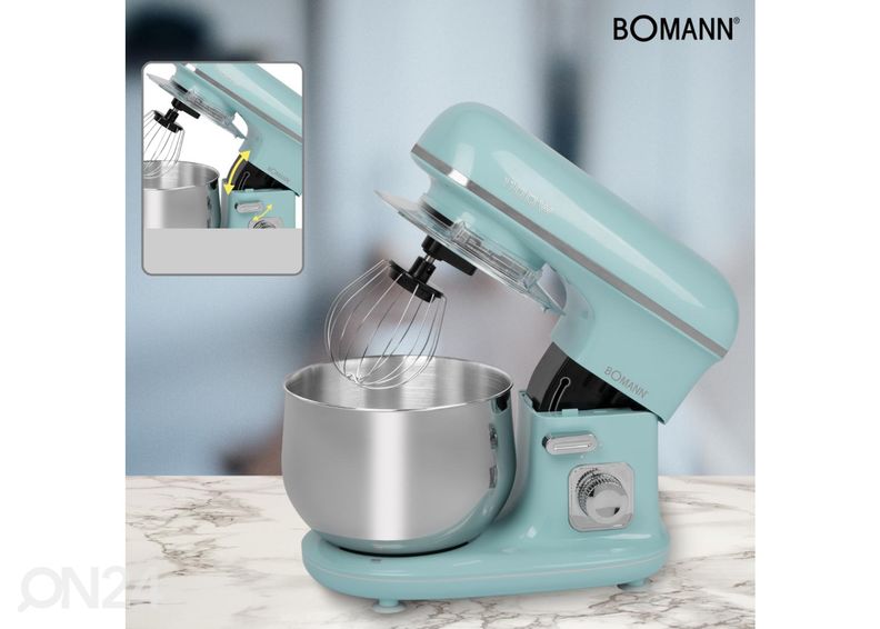 Multifunktsionaalne mikser 5 L Bomann KM6030CBM mündiroheline suurendatud