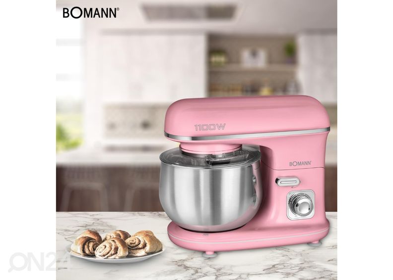 Multifunktsionaalne mikser 5 L Bomann KM6030CBP roosa suurendatud