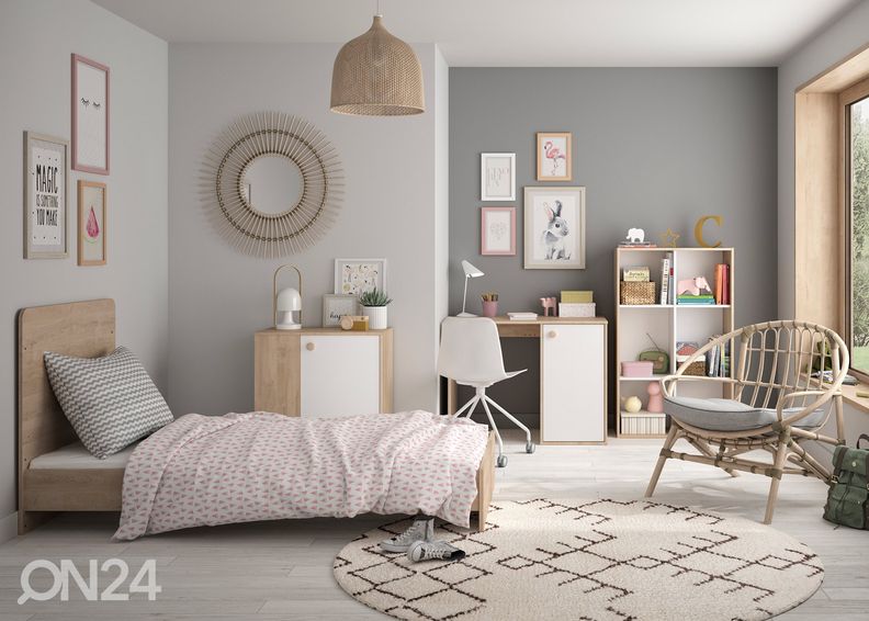 Multifunktsionaalne voodikomplekt Noam 60x120 cm suurendatud