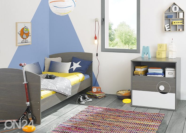 Multifunktsionaalne voodikomplekt Oscar 60x120 cm suurendatud