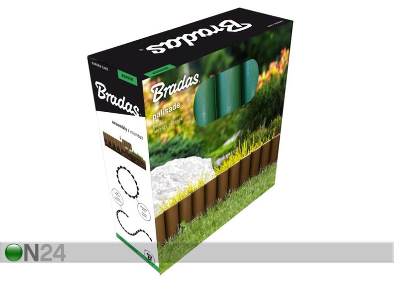 Muruääris/piire Bradas Palgarden suurendatud