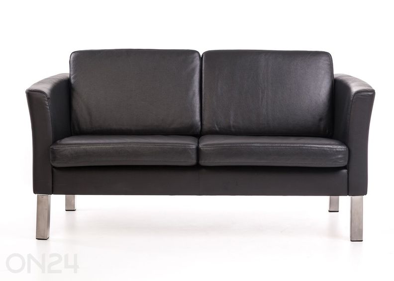 Nahast 2-kohaline diivan Boss suurendatud