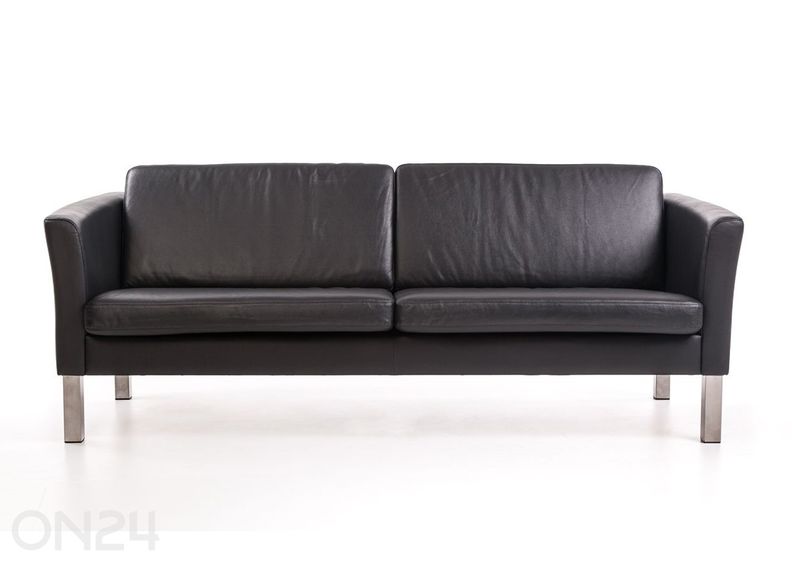 Nahast 3-kohaline diivan Boss suurendatud