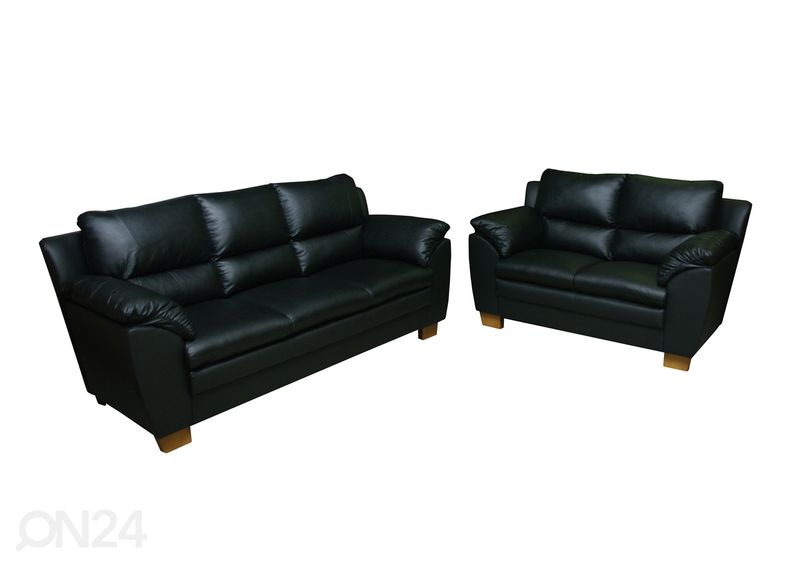 Nahast diivani komplekt Emma 3+2 suurendatud