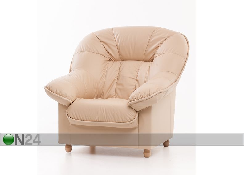 Nahast diivanikomplekt Aleksandra 2+1 suurendatud