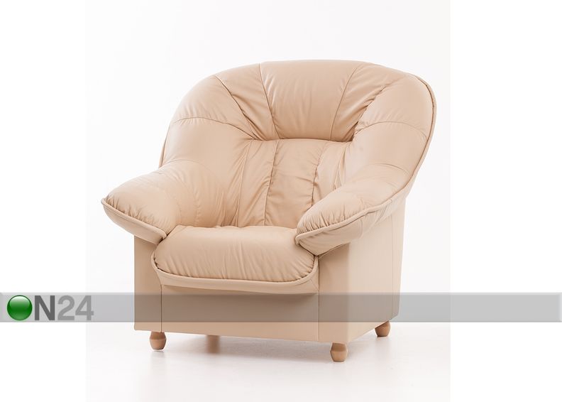 Nahast diivanikomplekt Aleksandra 3+1 suurendatud