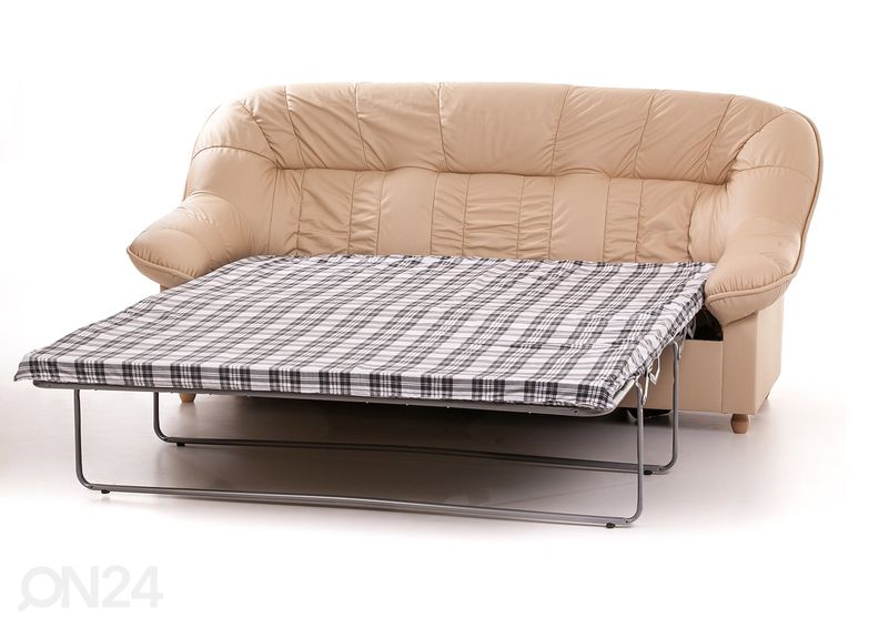 Nahast diivanvoodi Aleksandra suurendatud