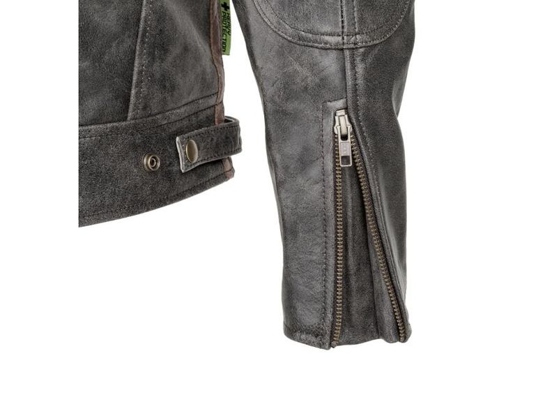 Nahast mootorratta jakk meestele W-TEC Buffalo Cracker suurendatud