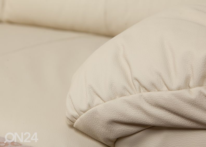 Nahast nurgadiivanvoodi pesukastiga Amasco suurendatud