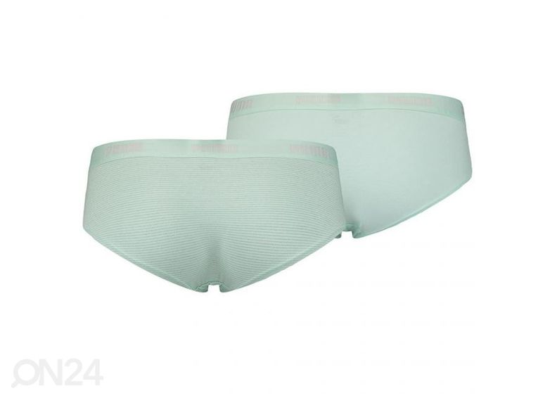 Naiste aluspesu komplekt Puma Metal Stripe Hipster 2P W 907635 01 suurendatud