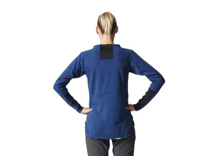 Naiste dressipluus adidas Terrex Climb The City Wool Crew W B45690 suurendatud