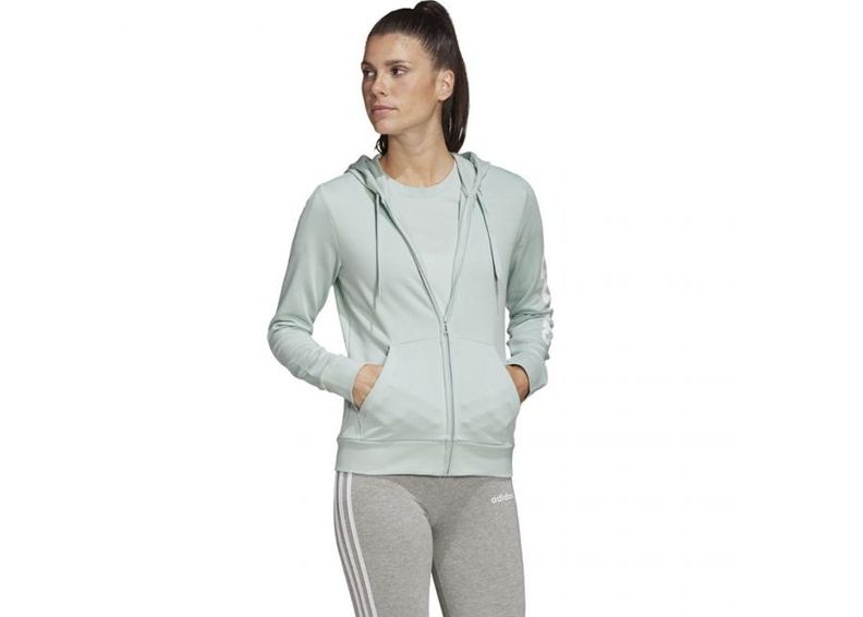 Naiste dressipluus adidas W Essentials Linear Full Zip Hoodie W FM6484 suurendatud