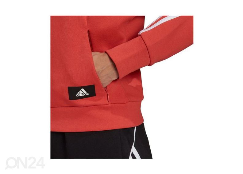 Naiste dressipluus Adidas Wrapped 3-Stripes suurendatud