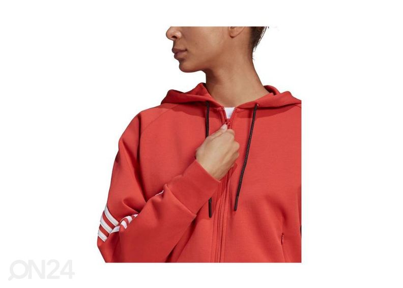 Naiste dressipluus Adidas Wrapped 3-Stripes suurendatud