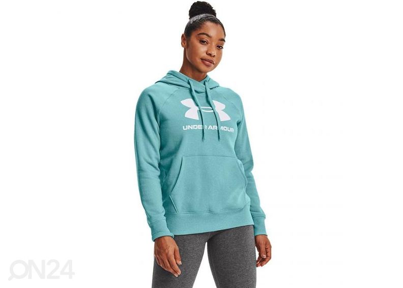 Naiste dressipluus Under Armour Rival Fleece Logo Hoodie suurendatud