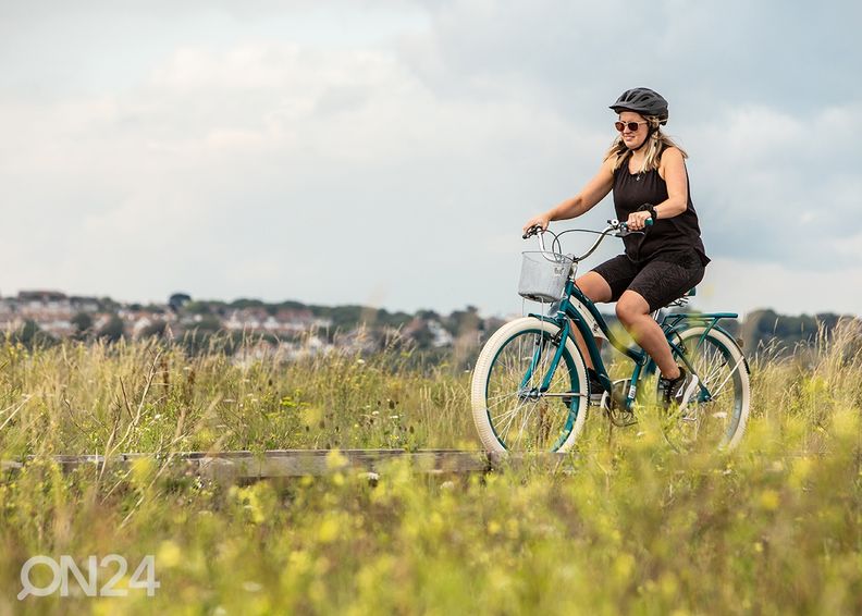 Naiste ja laste jalgratas 26 tolli Huffy Duluxe Cruiser Matte Emerald suurendatud