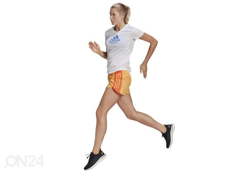 Naiste lühikesed jooksupüksid Adidas Run It Short suurendatud