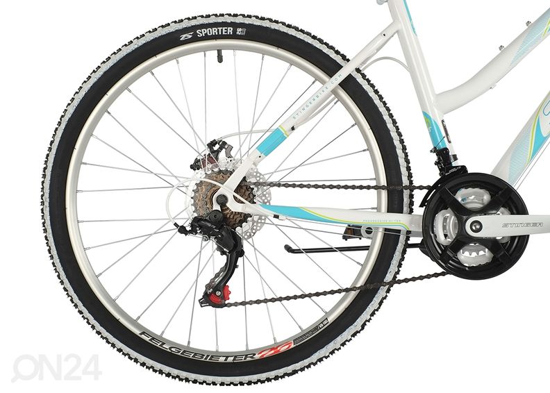 Naiste maastikuratas Stinger Latina D 26", valge suurendatud