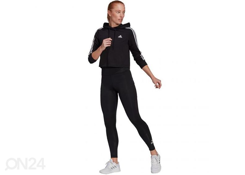 Naiste pikad treeningretuusid Adidas Big Logo Sport Tights suurendatud