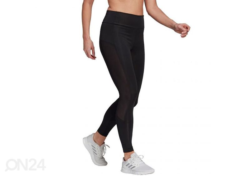 Naiste pikad treeningretuusid Adidas Big Logo Sport Tights suurendatud