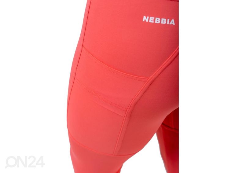 Naiste pikad treeningretuusid Nebbia High Waist Fit&Smart 505 must suurusM suurendatud