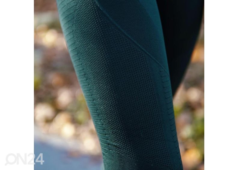 Naiste pikad treeningretuusid pikad Boco Wear Bottle Green Cropped suurendatud