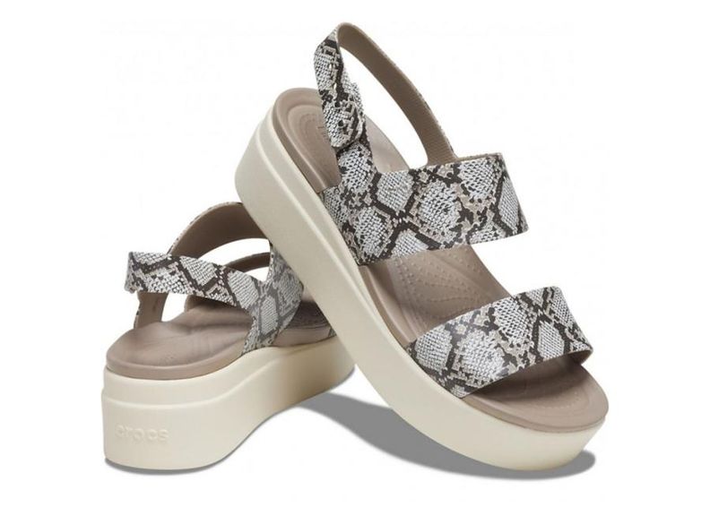 Naiste sandaalid Crocs Brooklyn Low Wedge W multi stucco 206453 93T suurendatud