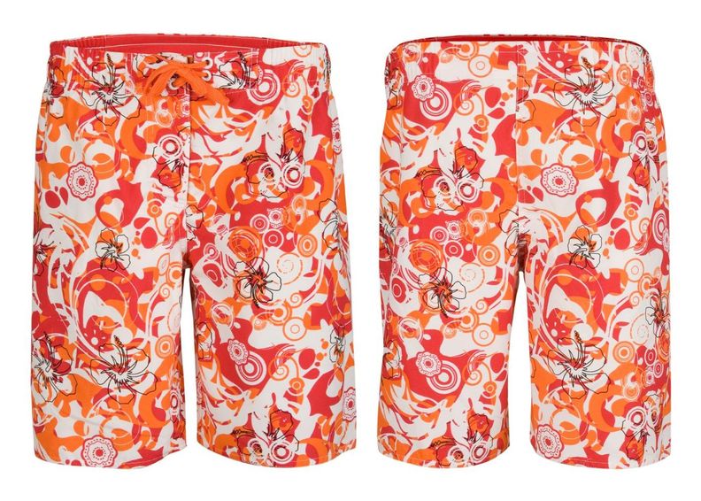 Naiste Shortsid Allover Print Waimea suurendatud