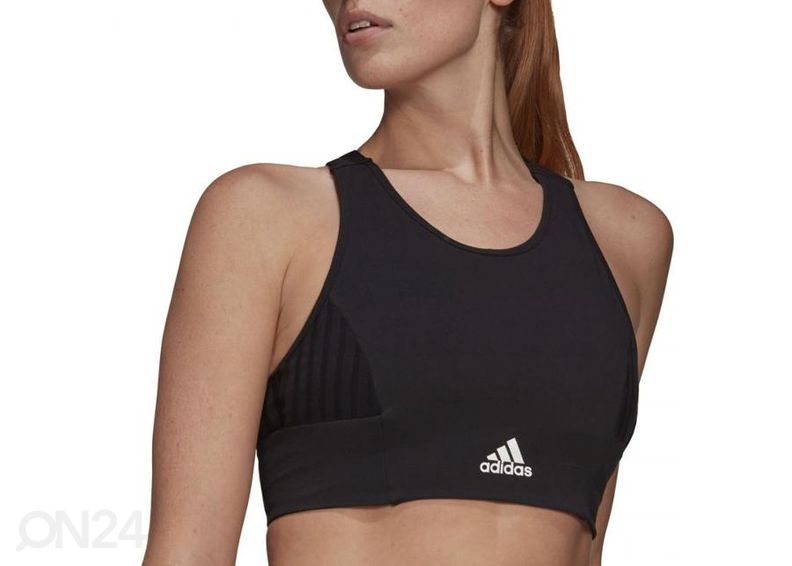 Naiste spordirinnahoidja Adidas Designed To Move Bra Top suurendatud