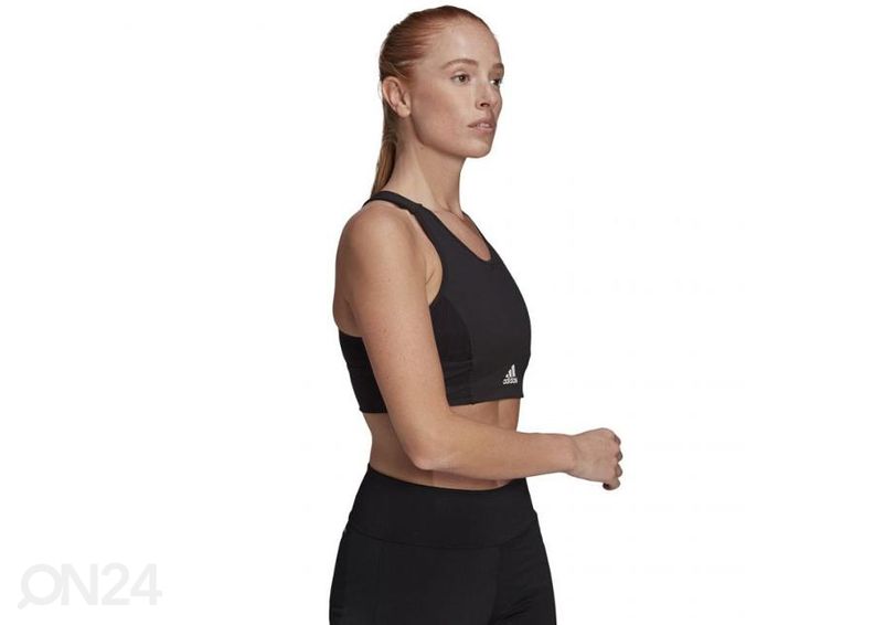 Naiste spordirinnahoidja Adidas Designed To Move Bra Top suurendatud