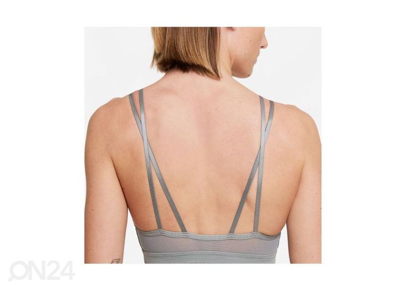 Naiste spordirinnahoidja Nike Dri-FIT Yoga Indy Strappy suurendatud