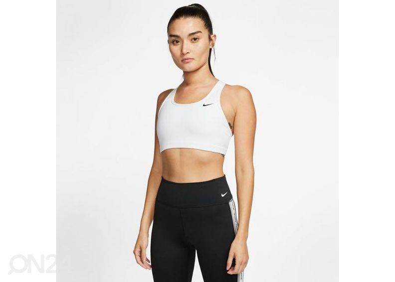 Naiste spordirinnahoidja Nike Swoosh W BV3630-100 suurendatud