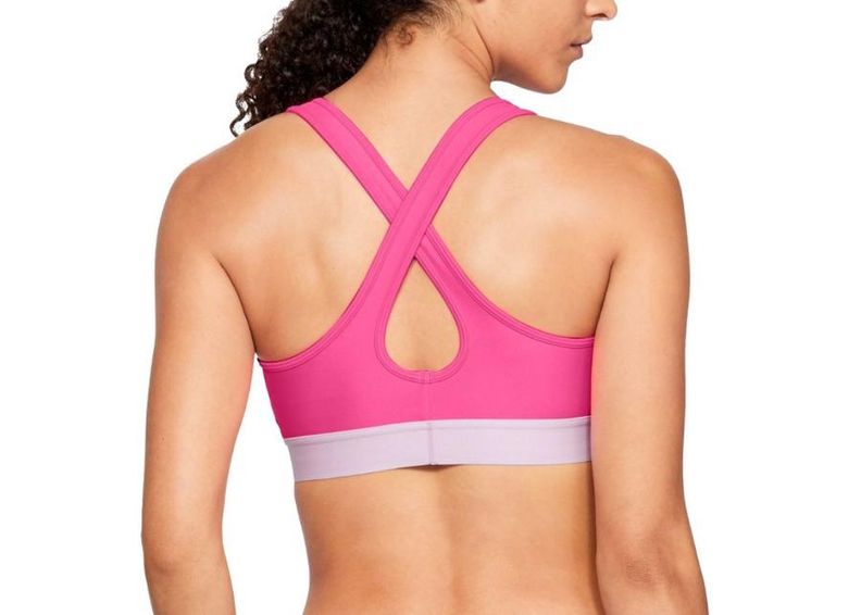 Naiste spordirinnahoidja Under Armour Mid Crossback W 1307200-641 suurendatud