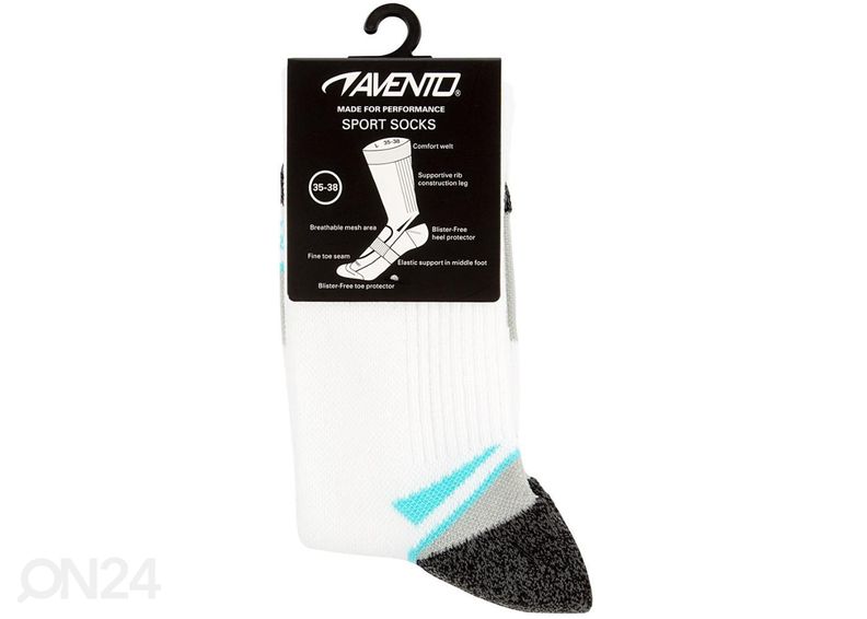 Naiste spordisokid 2-pakk 1 suurendatud