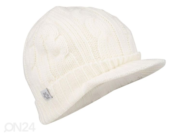 Naiste talvemüts Peak Cable Knitted Starling suurendatud