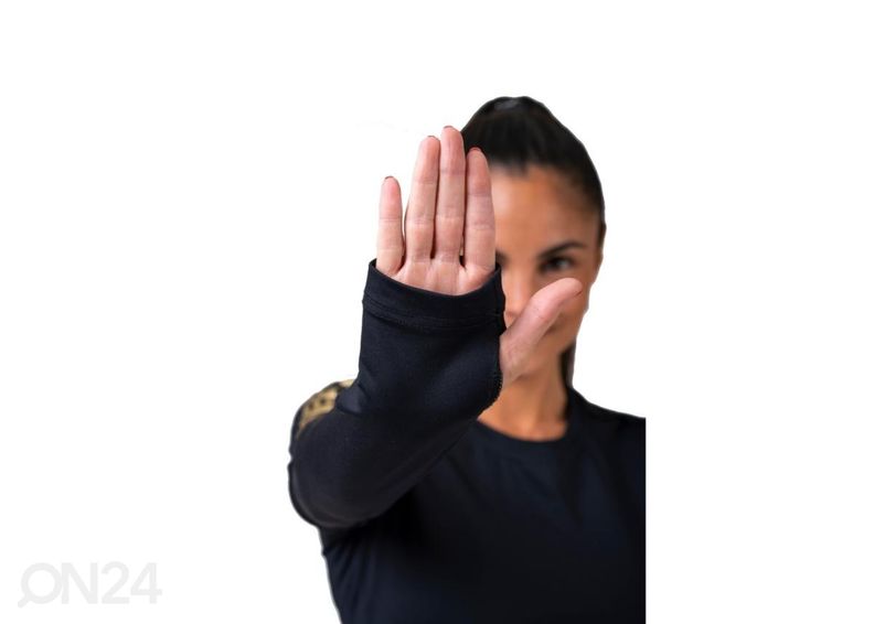 Naiste treeningsärk Nebbia Honey Bunny 821 must suurus XS suurendatud