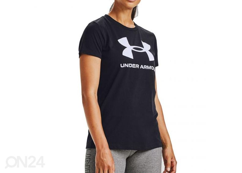 Naiste treeningsärk Under Armour Live Sportstyle Graphic Ssc UAR W 1356305 001 suurendatud