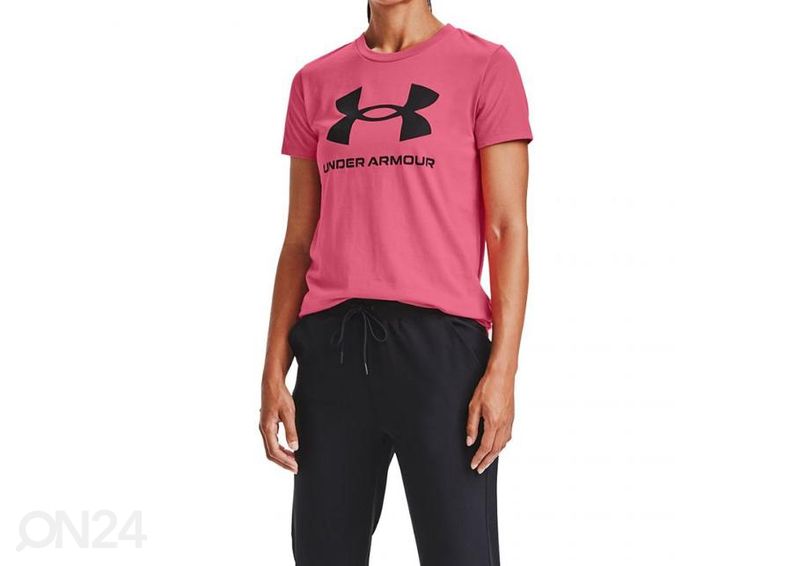 Naiste treeningsärk Under Armour Live Sportstyle Graphic Ssc W 1356305 668 suurendatud