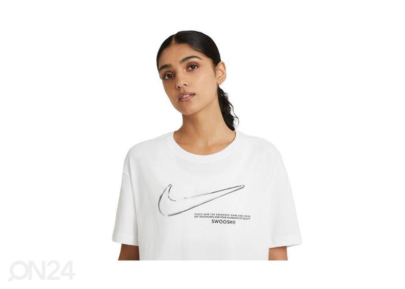 Naiste vabaajasärk Nike NSW Boy Swoosh suurendatud