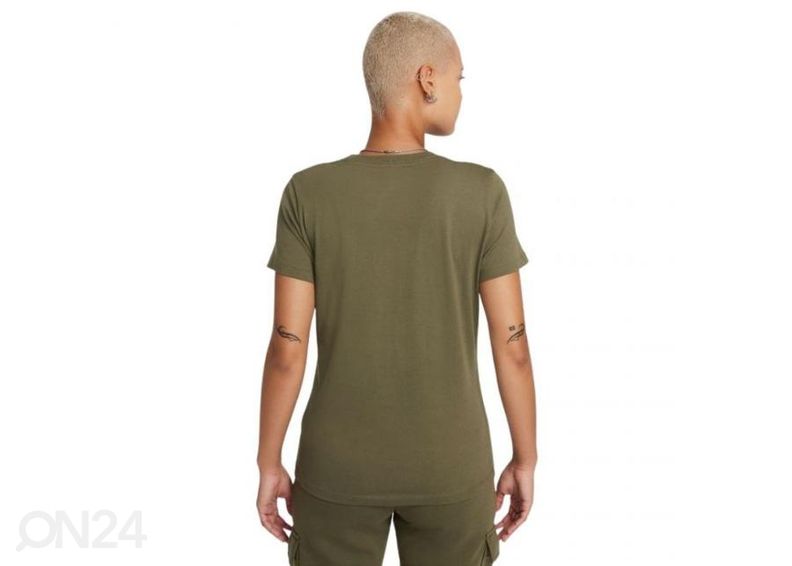 Naiste vabaajasärk Nike Nsw Tee Essentail Icon Futura suurendatud