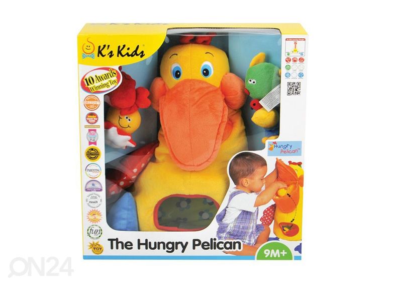 Näljane pelikan suurendatud