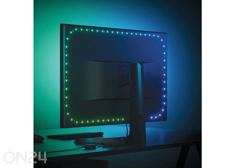 Nanoleaf 4D arvutiekraani peegeldav valgusriba 2,5 m (USB) suurendatud