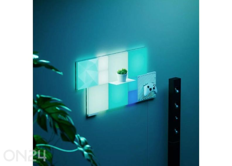 Nanoleaf Blocks riiulilaienduskomplekt (2 tk) suurendatud
