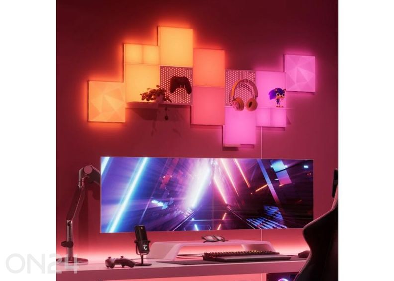 Nanoleaf Blocks riiulilaienduskomplekt (2 tk) suurendatud